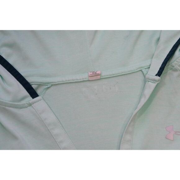 Under Armour Hoodie Thin Loose HeatGear Pullover Sweat Shirt Womens Sz Medium - Picture 6 of 9